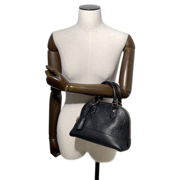 LOUIS VUITTON Neo Alma Size BB Monogram Empreinte Leather Noir M44829 - Picture 4 of 14